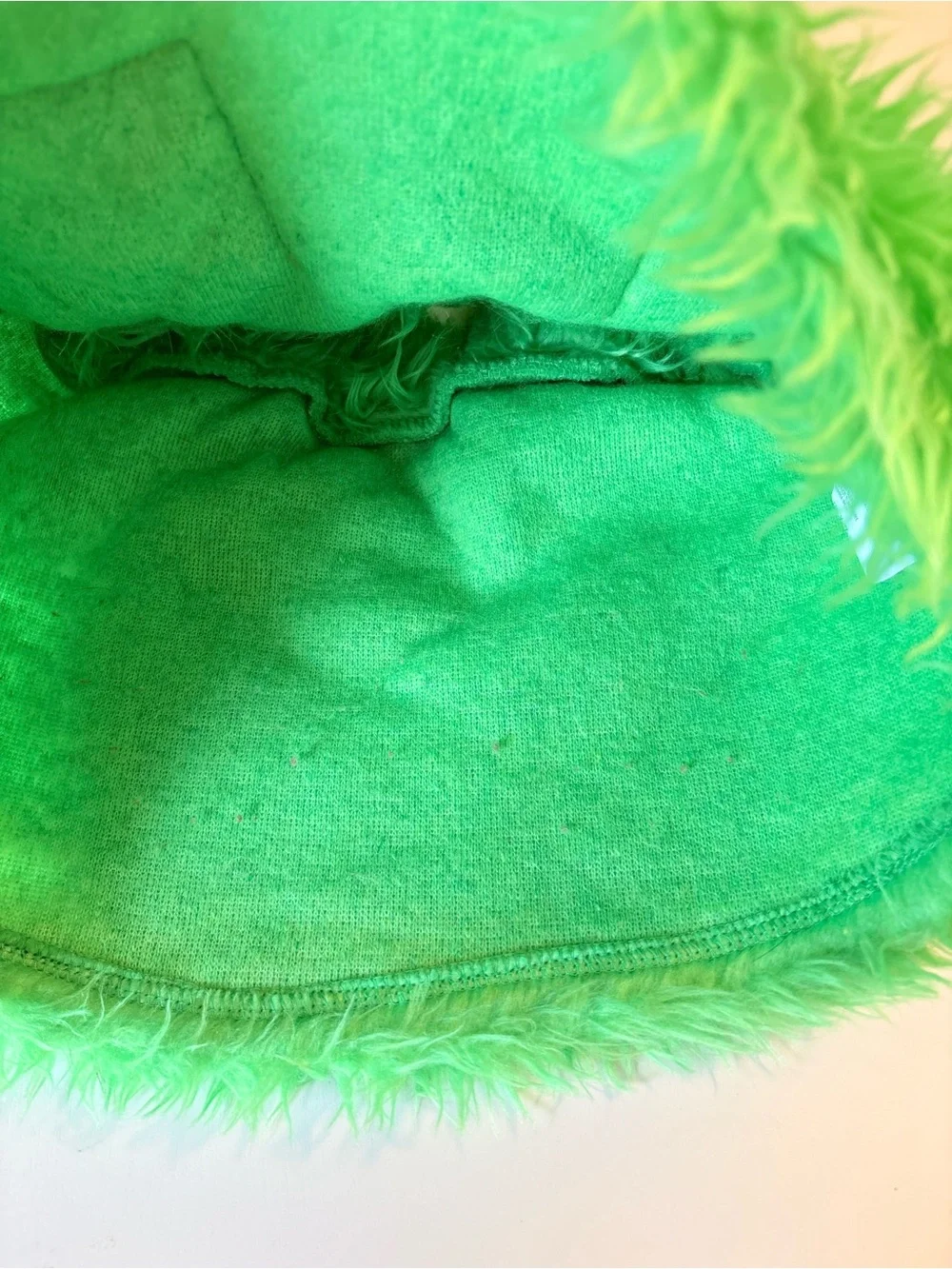 “The Grinch” Green Fuzzy Baby Jumper Dress Size 80 (12-18 months)